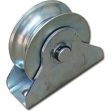 Hırsan Tablalı Kapı Altı Makarası Takmatik Ray Tekeri Kepli 60MM