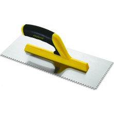 Dekor Seramik Malası Üçgen Dişli Açık Plastik Saplı 30CM