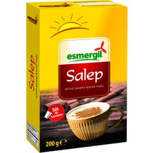Esmergil 200 gr Sütlü Salepli İçecek Tozu Menşei Türkiye Lezzetli Hazırlanır