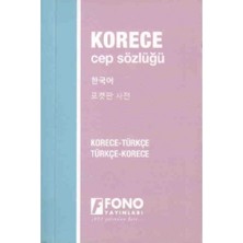 Fono Yayınları Korece Cep Sözlüğü Korece Türkçe - Türkçe Korece Mesleki Hazırlık Kitabı