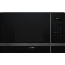 Siemens SİEMENS BE525LMH2 iQ500 Ankastre Mikrodalga, Izgara Fonksiyonlu darkSteel Line