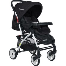 Tommybaby Eagle Alüminyum Lüx Çift Yönlü Bebek Arabası Puset 25 kg Taşıma Kapasitesi ile Standart Kullanım