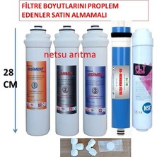 Netsu Ihlas su arıtma filtresi,Aura Cebilon UNİQUE(Dijital)-Uyumlu Muadil 5 Li Filtre Seti-