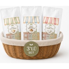 Lilo Natural 3'lü Organik Ek Gıda Seti - Ince Irmik, Pirinç Unu, Bebek Tarhanası