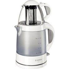 Bosch TTA2201 1785W 2 lt Beyaz Çay Makinesi Cam Demlik ve Plastik Gövde ile Hızlı Demleme