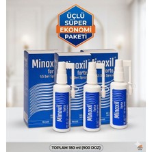 Humanis Minoxil Forte Üçlü Paket Saç Spreyi