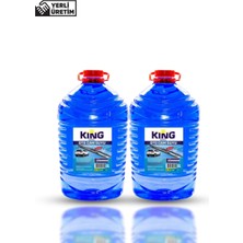 KING MAX Cam Suyu 5 LT Antifriz İçerikli -20 Derece 2'Li Avantaj Paket