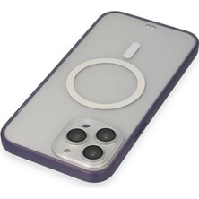 İlk El Grup  Iphone 14 Pro Kılıf Grand Magneticsafe Kapak - Mor