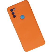İlk El Grup  General Mobile Gm 21 Plus Kılıf Nano Içi Kadife Silikon - Turuncu