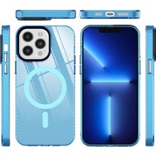 İlk El Grup  Iphone 12 Pro Max Kılıf Beta Magneticsafe Silikon - Mavi