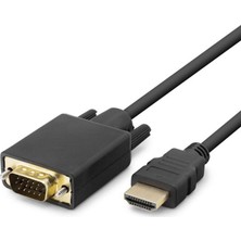 Vice Avm Hdmı To VGA Kablo Pvc 120Hz 1080P 1.8m Siyah HDX7795 TG-1395 350164