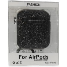 Armüz Apple Airpods 2 (2.nesil) Spell Simli Kılıf - Siyah