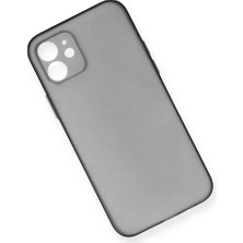 İlk El Grup  Iphone 12 Kılıf Pp Ultra Ince Kapak - Gri