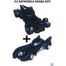 Brother Toys 2'li Batmobile Çekbırak Araba Seti Oyuncak Model Araba Batman 13 Cm.