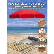 Form Outdoor Plaj Şemsiyesi 20LT. Bidonlu + Taşıma Çantası Hediyeli