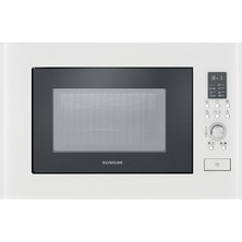 Silverline MW9018 Izgaralı Mikro Dalga Fırın 23 Litre 1500 W Beyaz Renkli Pratik Kullanım