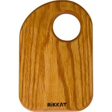Rikkat Ahşap Arva Masif Ahşap Küçük Boy Kesme Tahtası - Sunum Tahtası