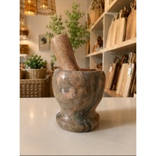 WoodBay Mermer Özel Renk Havan Tokmak Set  7,5 Çap