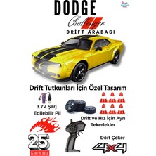 Brother Toys 25 Km/h Hız Yapan Dodge Challenger Görünümlü Şarjlı 2.4 Ghz Uzaktan Kumandalı Drift Araba