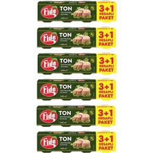 Fide Zeytinyağlı Ton Balığı (4 x 80 Gr) x 6 Paket