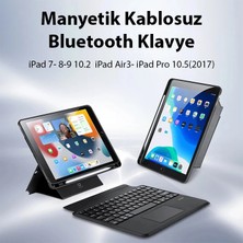 İlk El Grup Ieg™ Dux Ducis iPad 7- 8-9 10.2  iPad Air3- iPad Pro 10.5(2017) Dk Series Kablosuz Bluetooth Klavy