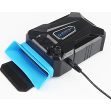 Alfais 5048 Gaming Laptop Soğutucu Fan Cooler 3 Farklı Silikon Başlık ile Uyumlu