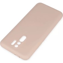 İlk El Grup  Xiamoı Redmi 9 Kılıf Nano Içi Kadife Silikon - Pudra