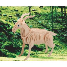 İlk El Grup Ieg™ 3D Ahşap Puzzle - Keçi
