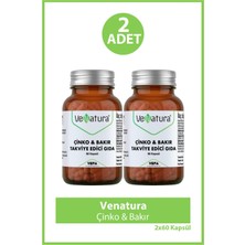 Venatura Çinko & Bakır 60 Kapsül 2 Adet
