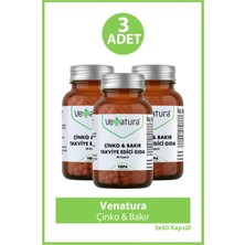 Venatura Çinko & Bakır 60 Kapsül 3 Adet