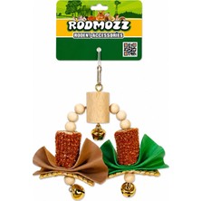 Rodmozz Premium 2'li Mısır Koçanlı Fiyonklu Kemirgen Oyuncağı