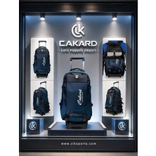Clk Sports Cakard Çanta Tekerlekli Çekçekli Kabin Boy Seyahat Dağcı Sırt Çantası - Lacivert