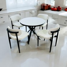 Modern Style Home Yeliz Mutfak Masası Takımı 4 Kişilik