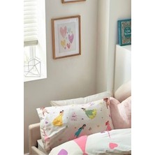 Taç  Zorluteks Out Prenses Desenli % 100 Pamuk Kumaş 2 Adet Yastık Kılıfı 50X70 cm