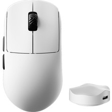 Scyrox V8 8k Hz Pixart 3950 Sensör Beyaz Kablosuz Simetrik Gaming Mouse