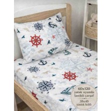 Vellista Home Collection Pamuklu 60×120 Lastikli Çarşaf ve Yastık Kılıfı Seti