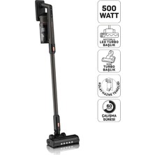 Arzum AR4208 Magiclean Propower Şarjlı Dikey Süpürge 500 W, BLDC Motor Gücü, 60 Dk Kullanım, Siyah