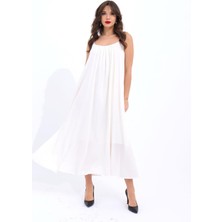 Dogutrend 7296 Elbise-Ekru