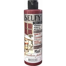 Rich Selfy Decor Vernikli Boya Burgundy 828 Renkli 240 cc Özellikli Mobilya Boyası