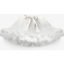 Le Mabelle Beyaz Kız Bebek Tütü Etek - Bonita