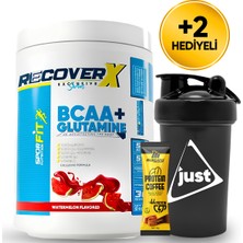 Sporfit Nutrition RecoverX BCAA + L-Glutamine 540 Gr Glutamin 30 Servis Karpuz + Shaker + Protein Kahve Hediyeli