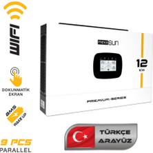 Mexxsun Premium 12KW 48V 250A Mppt Akıllı Inverter (Türkçe Arayüz Destekli)
