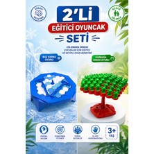 M&H 2'li Oyun Seti Buz Krallığı ve Frogg Denge Oyunu - Eğitici ve Öğretici Oyun Seti