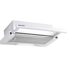 White Daisy Çift Motorlu Aspiratör Beyaz 460 m3/saat Maksimum Emiş ve Tek Filtre Özelliği