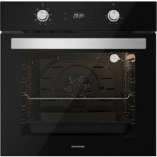 Silverline BO6504B01 S4 Ankastre Fırın 70 lt Hacim 8 Programlı Enerji Tüketimi 1.9 kWh Siyah