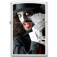 Zippo Aces Beyaz Mat Çakmak Modeli Şık Hediye Seçeneği ile Premium Tasarım