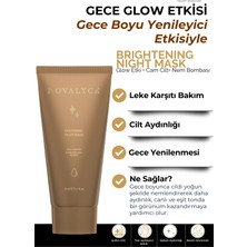 Novalyce Brightening Night Mask Yenileyici Etki ile Cilt Aydınlatma ve Nemlendirme