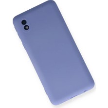İlk El Grup  Samsung Galaxy A01 Core Kılıf Nano Içi Kadife Silikon - Lila