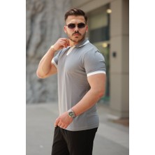 Dogutrend Erkek Hemşire Yaka Kısa Kollu Tişört