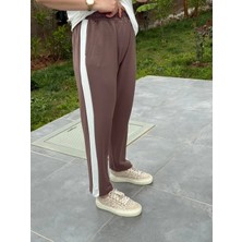 Dogutrend Kadın Modal Dokulu Kumaş Yanı Şeritli Takım